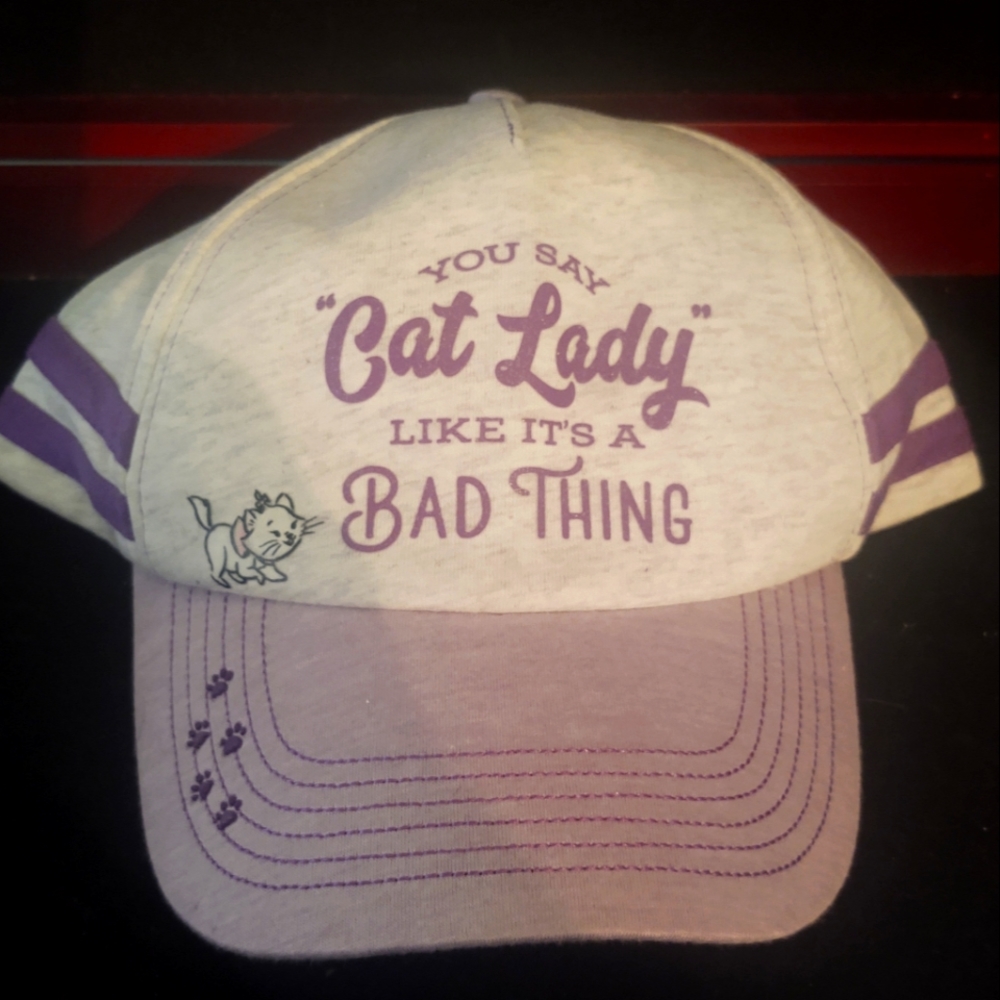 Disney You say "Cat Lady" like it's a bad thing snap back hat. It's a adult size